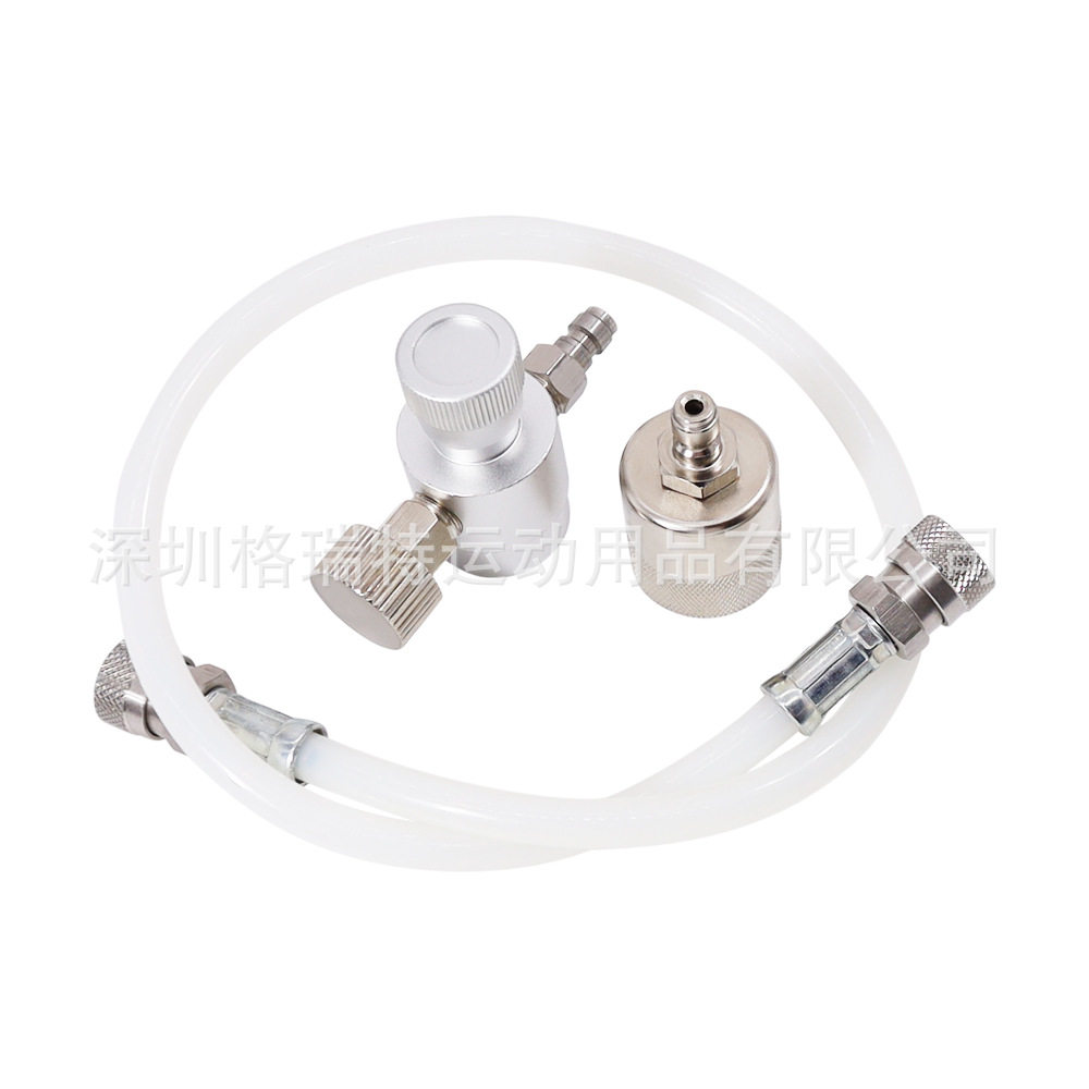 跨境亚马逊新款奶油发泡器带泄气接头M11*1接口连接气瓶奶油管