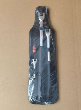 胶圈款F杆转向扳手加力套筒扳手3件套小飞 1/4 中飞3/8