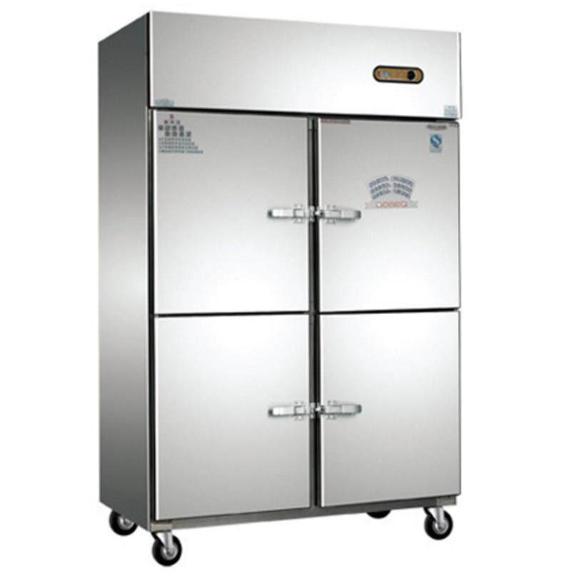 奥华立单机双温铜管保鲜冷藏冷冻冰柜四门冰箱商用冷柜厨房餐厅