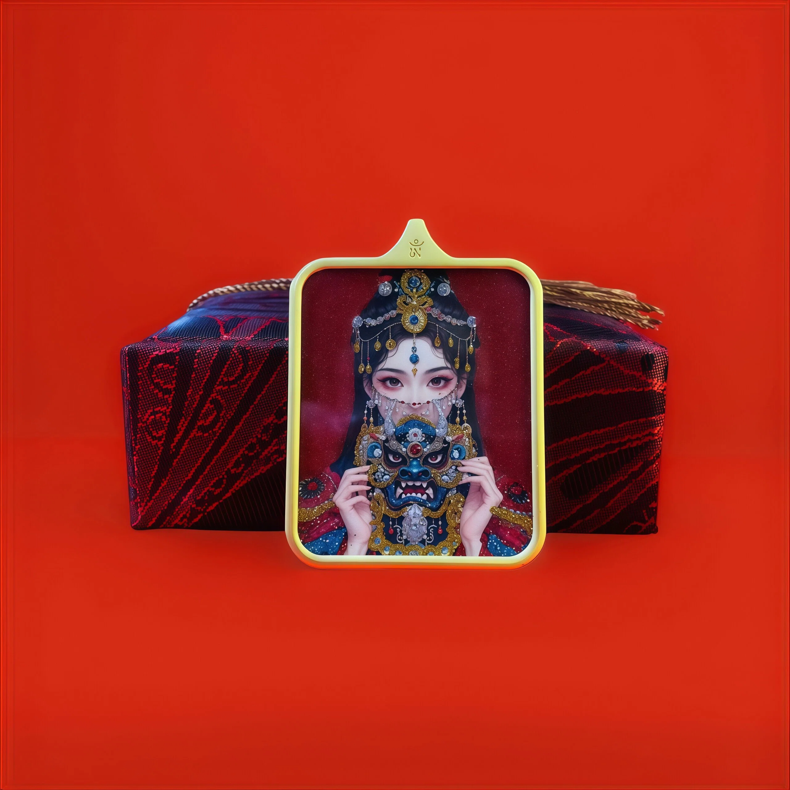 扎基拉姆前世今生手工朱砂唐卡