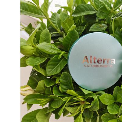 德国Alterra天然粉饼粉底吸油定妆石榴精华浅色