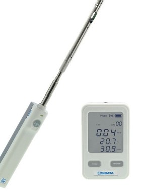 SIBATA柴田科学 080280-111 无线风速、温度和湿度计