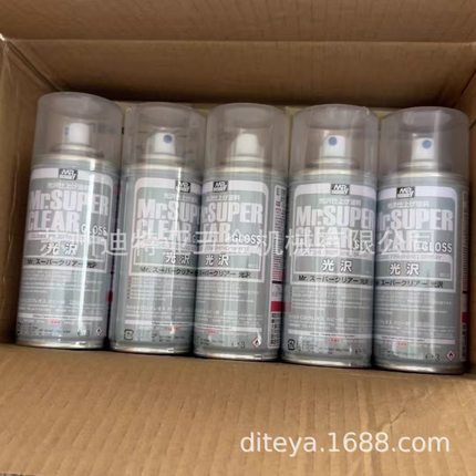 日本郡士高达手办光泽透明消光保护漆喷罐水性油性光油B514 B603