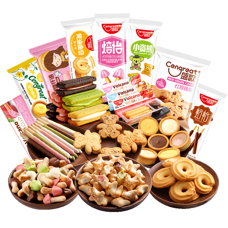 网红大礼包饼干儿童零食健康营养