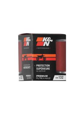 KN摩托车机油滤芯KN-132适配铃木DR200S DR125SE RV200川崎KLX125