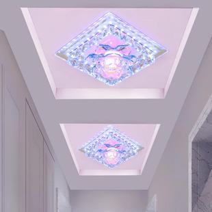 2022过道灯新款走廊方形灯四方门厅灯现代简正方形家用入户阳台灯