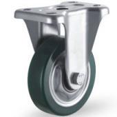 CLB01-D200-UC 8寸铁芯聚氨酯绿色 固定轮 双6204轴承YHD