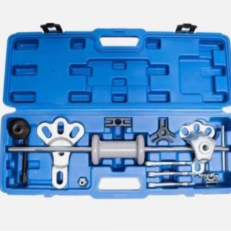 19件套通用滑锤组汽车轮毂轴承拆卸工具后轮拉马半轴滑锤拉拔器