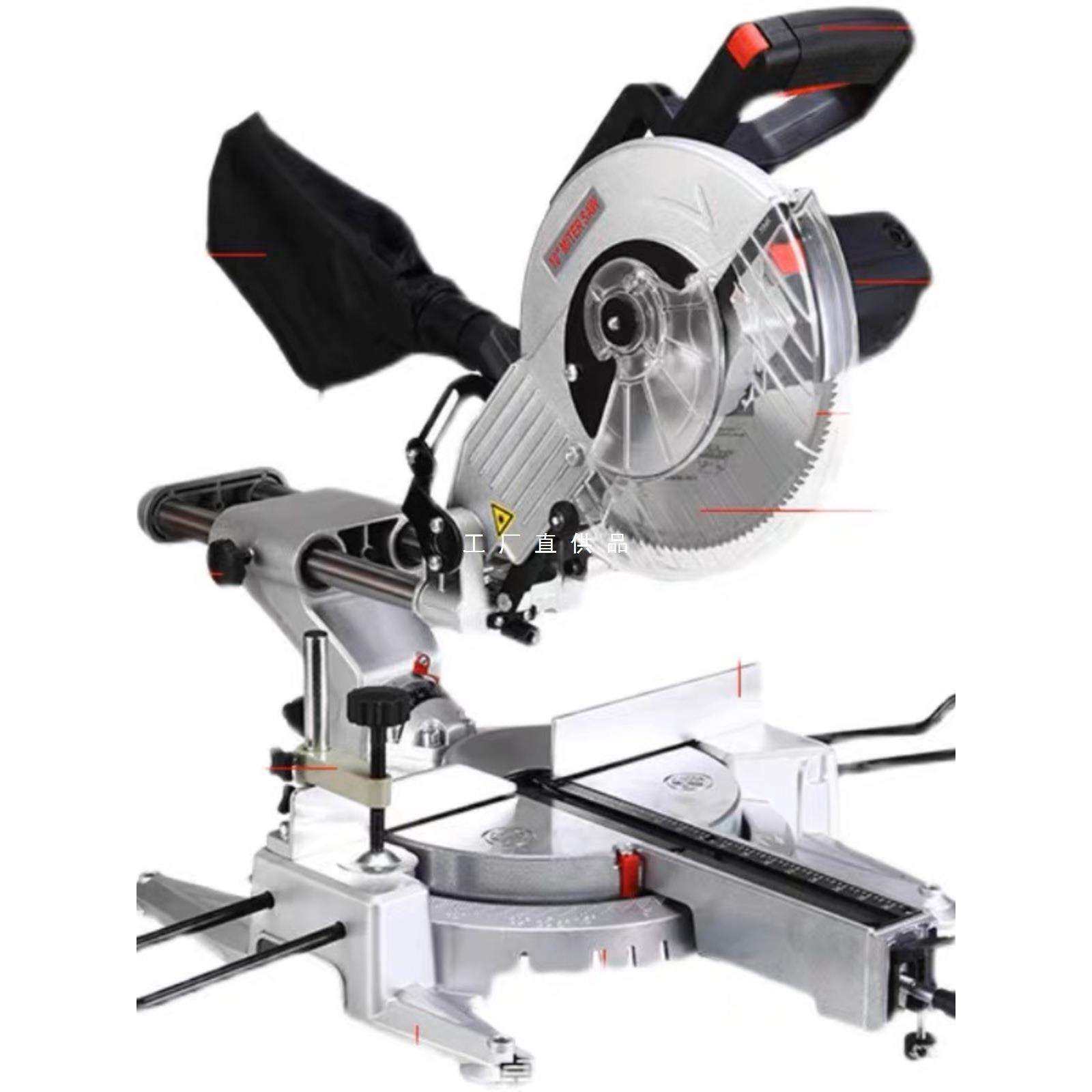 多功能高精度拉杆切割机锯铝机木材铝合金不锈钢斜切锯45度铝型材,橡塑材料及制品,亚克力管/有机玻璃管,淘宝优惠券,粉丝福利购,淘宝优惠卷