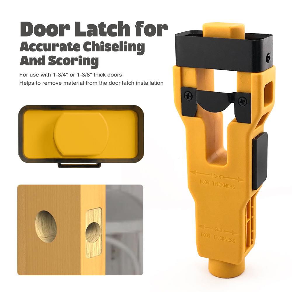 门闩榫槽工具安装套件帮助移除材料安装 Door Latch Mortise Too