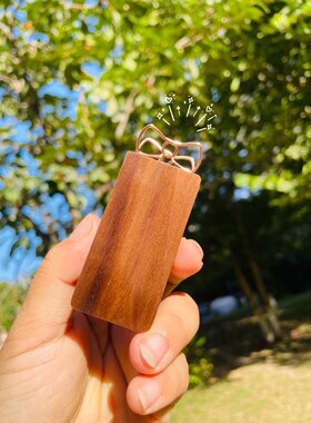 胡桃木颜料盒旅行便携