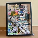 明星演唱会应援棒收纳相框应援物透明框干花相框运动加油棒收纳盒