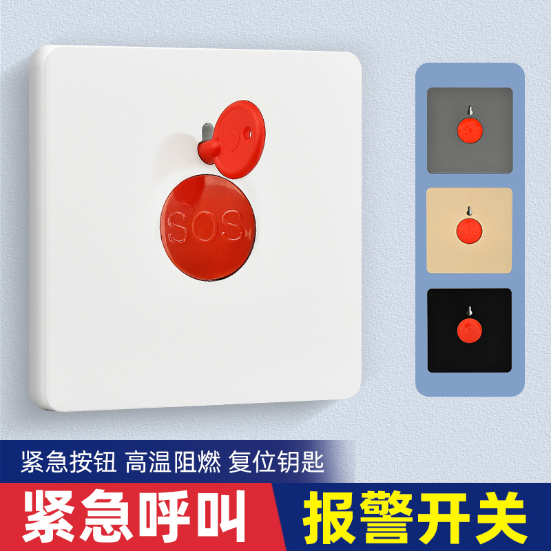 紧急报警开关带自复位钥匙