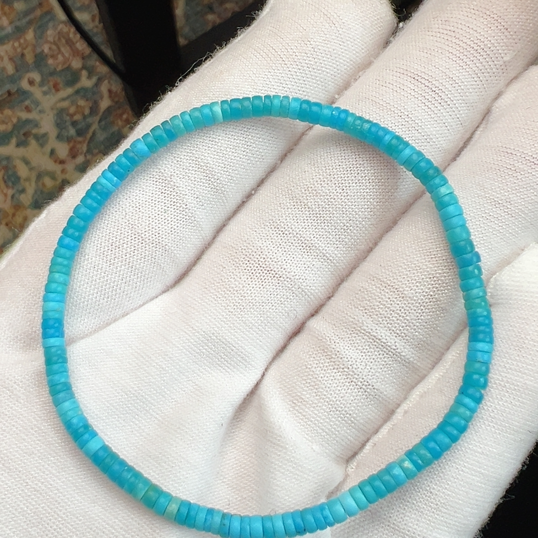 原矿暴暴蓝直切手串li