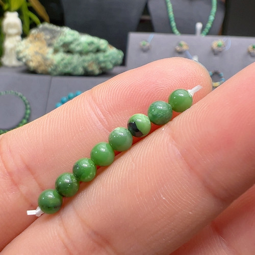 翡翠绿小米珠x
