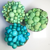 天然原矿绿松石郧西菜籽黄手串diy戒指挂坠108配饰散珠文玩珠宝风