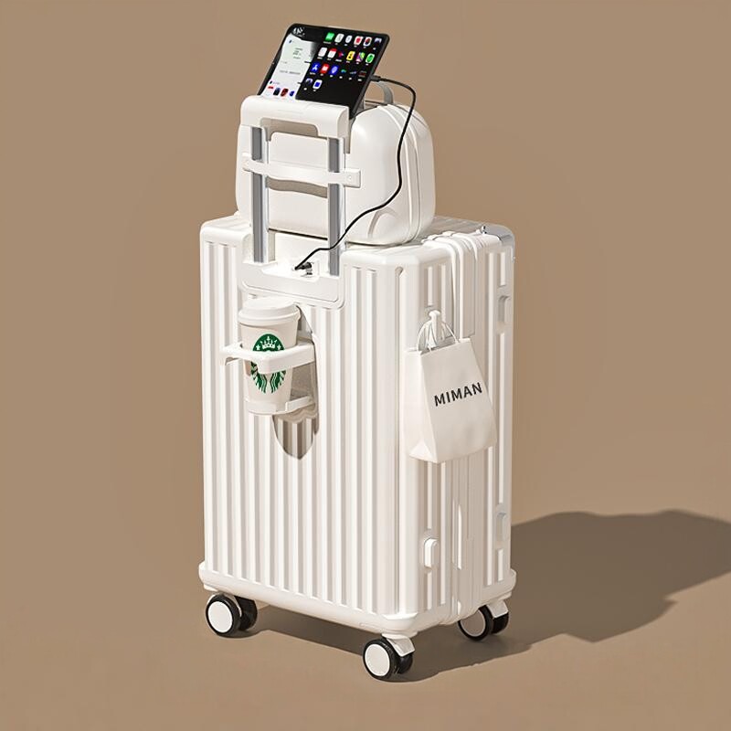 行李箱拉杆箱女2026新款大容量28寸旅行密码皮箱子母结实耐用加厚