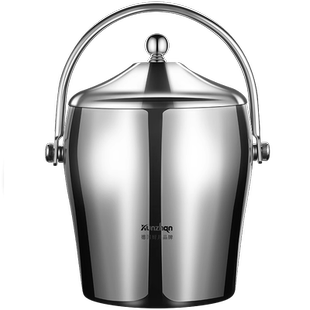 不锈钢冰桶酒吧ktv高颜值冰块储存桶商用放啤酒饮料冰镇桶香槟桶