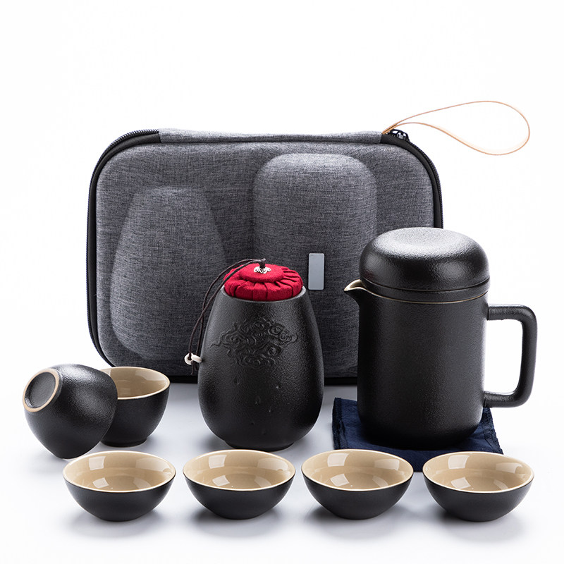 快客杯一壶二杯四六人旅行茶具套装便携茶叶罐户外露营功夫泡茶壶,餐饮具,功夫茶具,淘宝优惠券,粉丝福利购,淘宝优惠卷