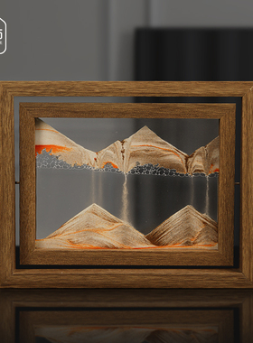 情绪稳定神器流沙画 画解压摆件客厅桌面酒柜书架高级感沙漏毕业