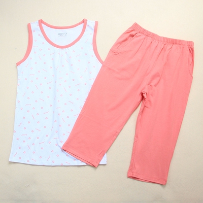 史努比女童全棉背心家居睡衣