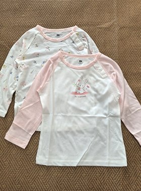 断码清仓丽婴房专柜正品内衣 春夏超薄款圆领上衣家居服