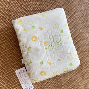 低价清仓 适合自用 丽婴房婴幼儿抱被薄盖毯春秋冬豆豆绒包巾被套