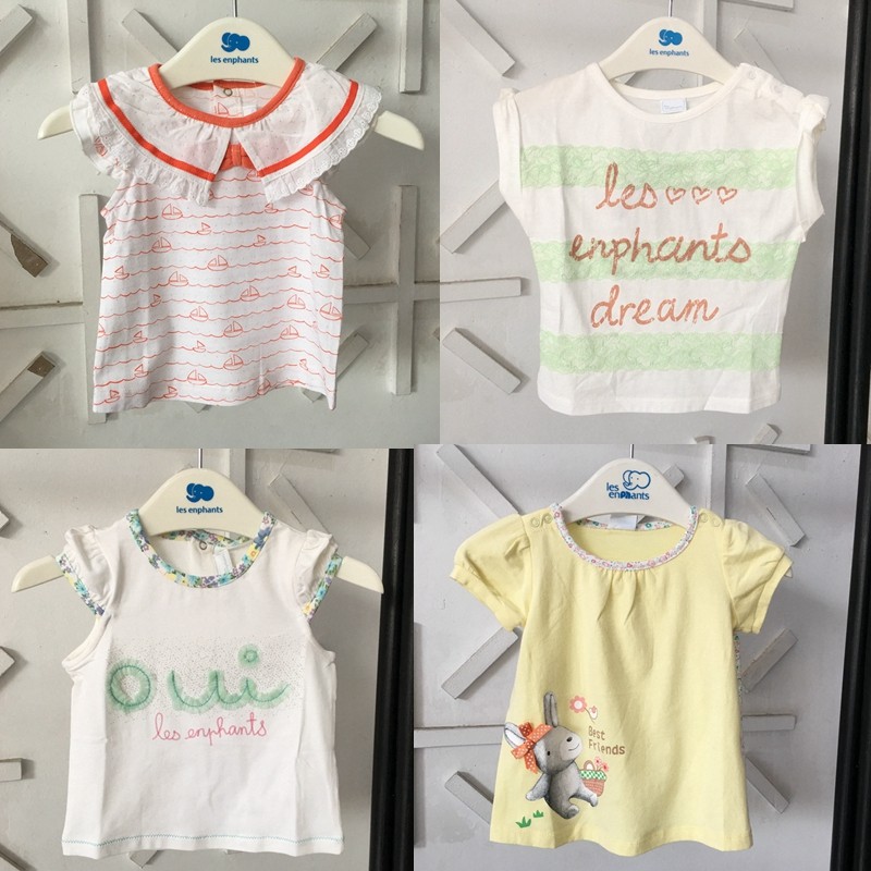 断码清仓 丽婴房专柜正品童装 春秋女童针织上衣薄款短袖T恤0-2岁,童装/婴儿装/亲子装,T恤,淘宝优惠券,粉丝福利购,淘宝优惠卷