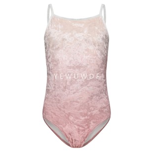 少儿形体民族中国舞艺考钻石绒芭蕾练功吊带儿童舞蹈服夏季 女连体