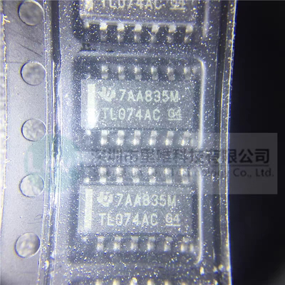 全新原装 TL074ACDR TL074AC TL074C TI进口 贴片SOP14运算放大器