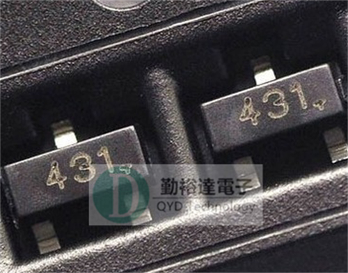原装正品CJ431 0.5% 丝印431K SOT-23 100mA 可调节电压芯片 10只