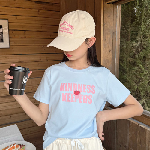 女童T恤2026夏季儿童短袖t中大童