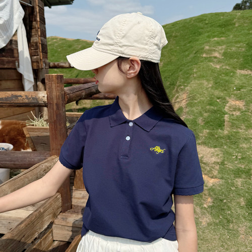 女童polo衫2026夏季新款短袖t恤