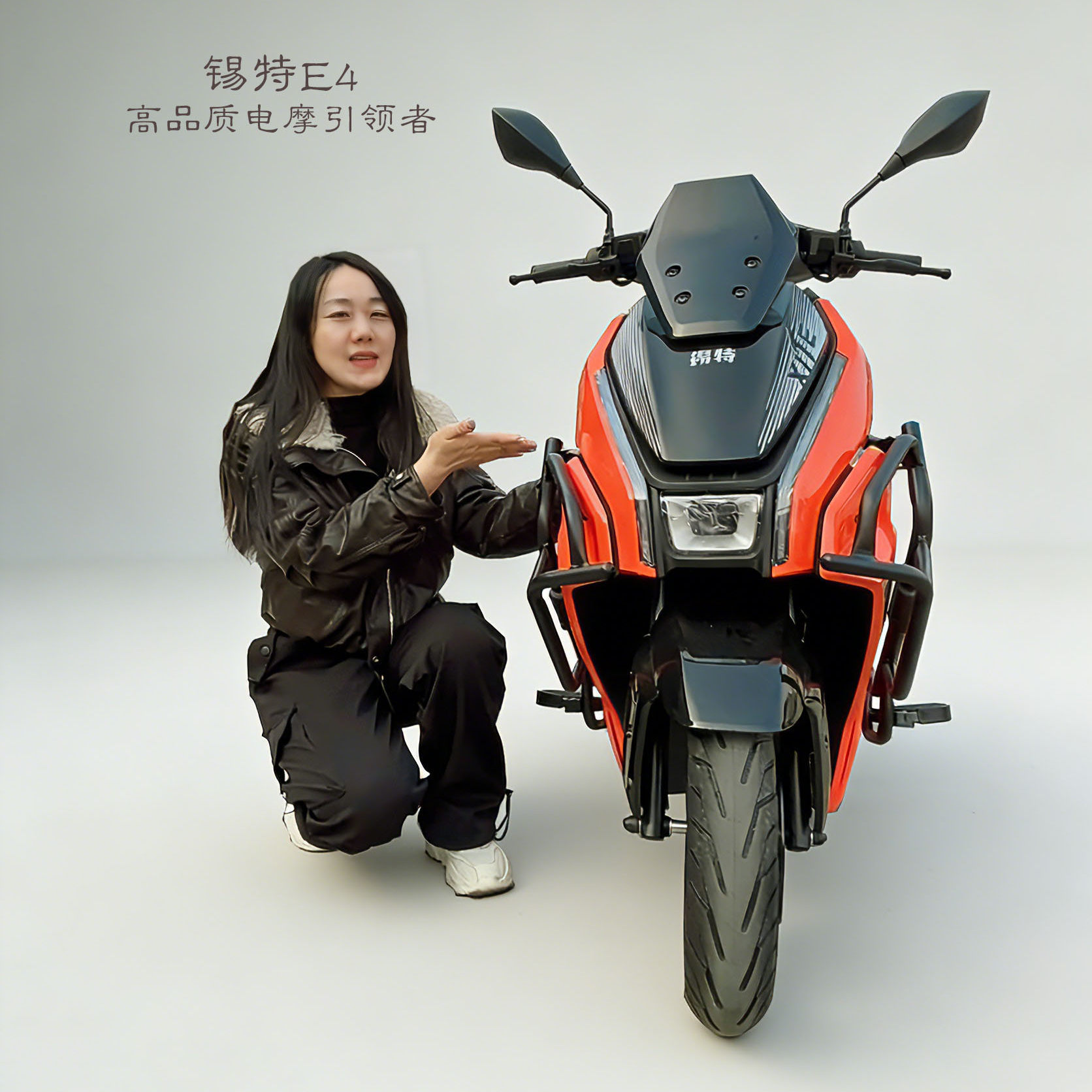 锡特智能电动摩托车72V外卖车