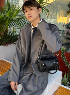 NIN小众韩系ins小托特挎包手机包时髦暗黑系原宿韩国小包男女背包