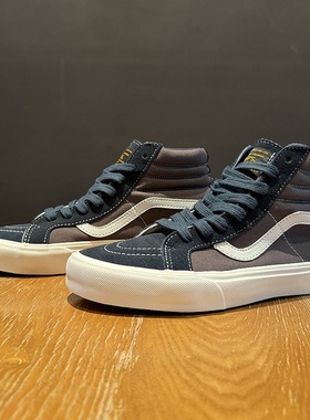 男女鞋藏蓝色复古高帮男鞋百搭学生硫化反绒皮帆布鞋时尚休闲板鞋