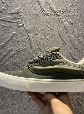 墨绿色麂皮Knu skool胖胖面包鞋反绒复古运动跑步鞋男女鞋休闲鞋