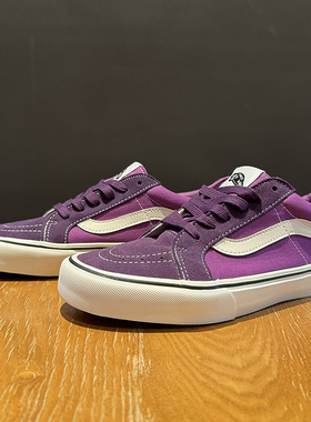 紫色帝王紫低帮复古男鞋百搭学生硫化帆布鞋时尚休闲板鞋