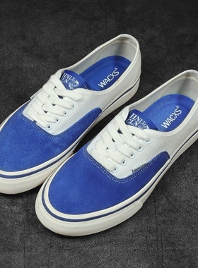 Thalia Surf蓝白色联名时尚百搭男女麂皮夏季透气帆布板鞋休闲鞋