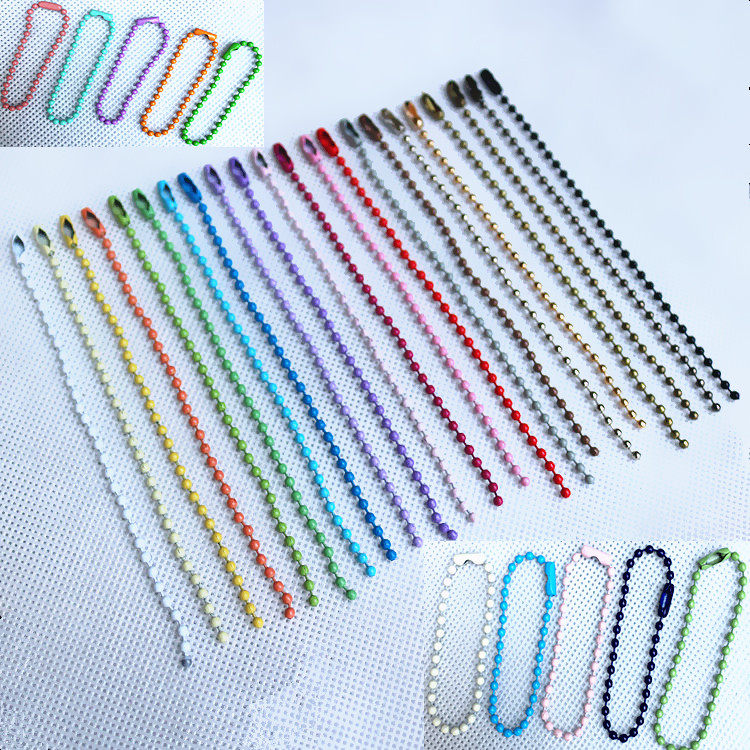 DIY 주얼리 액세서리 펜던트 금속 있는 잠금장치 체인 철제 체인 체인. 색깔 체인 비즈  이미지 4