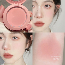 3ce单色腮红盘蜜桃橘nude peach裸粉杏色mono pink新色fig dive女