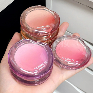 罗小曼腮红气泡渐变f06乌木玫瑰膨胀色f18奶杏色裸妆腮紫哑光自然