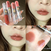 139 kiko双头唇釉唇蜜带细闪126燕麦奶茶色口红裸色系103 132 159