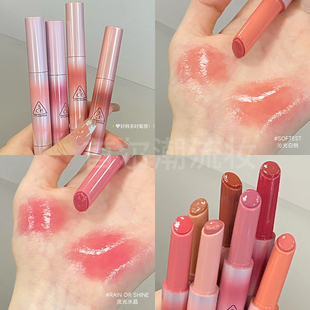 新款 shadow水光唇蜜女唇凍 3ce口紅固體唇釉softest鏡面滋潤milky