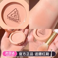 3ce单色腮红盘rosebeige蜜桃橘nudepeach柔雾哑光自然city mauve