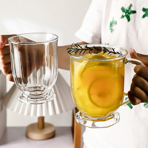 ins风大容量水果茶果汁玻璃水杯