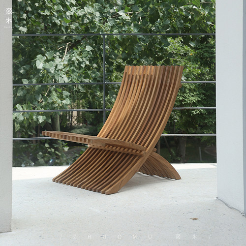 叕木户外折叠凳子设计师休闲椅