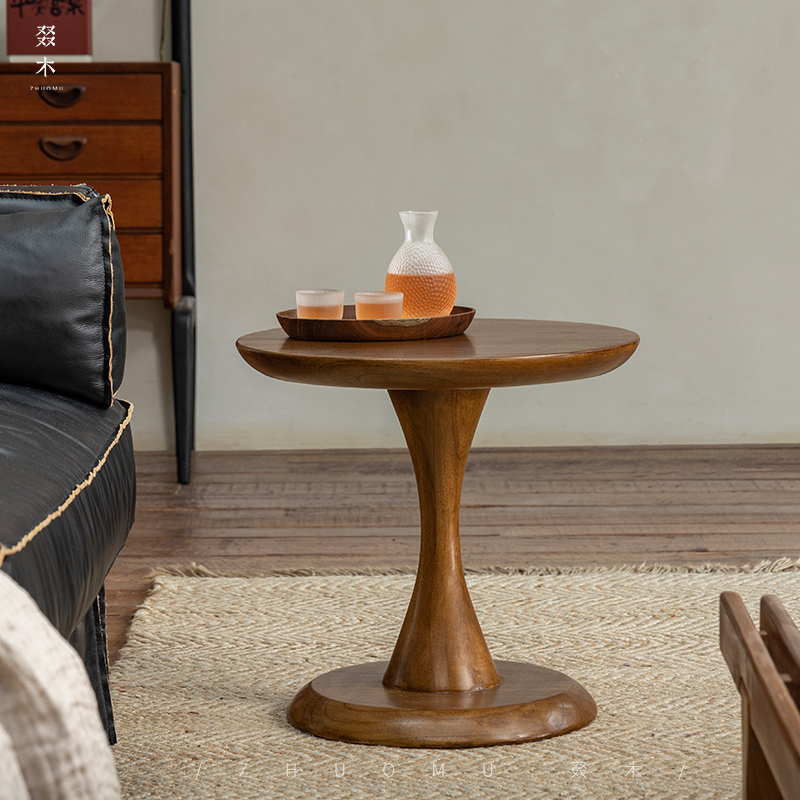 叕木中古复古风设计师创意边几