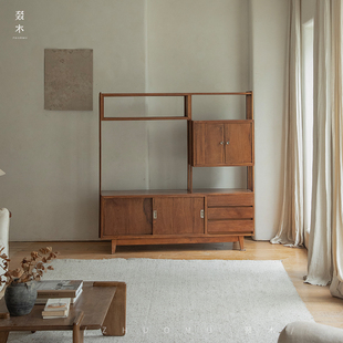 叕木 vintage1950`s中古侘寂风酒柜餐边柜柚木储物柜 印尼老柜子