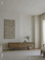 wood: Japanese wabi-sabi style TV cabinet, homestay hotel designer, old wood, retro living room, Japanese solid wood furniture thumbnail 4
